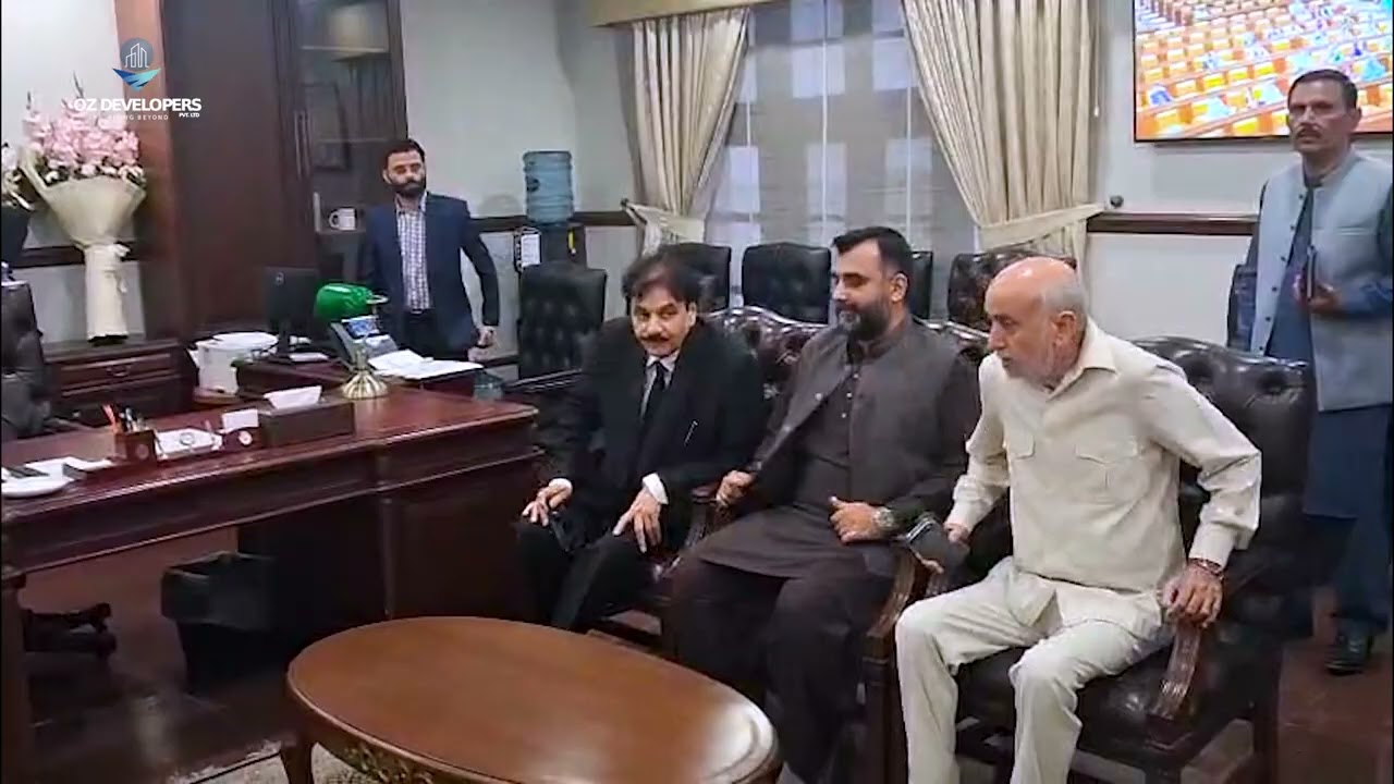Chairman OZ Group, Mr. Hamza Majeed, visited Punjab Assembly to meet Law minister Mr. Rana Maqbool.