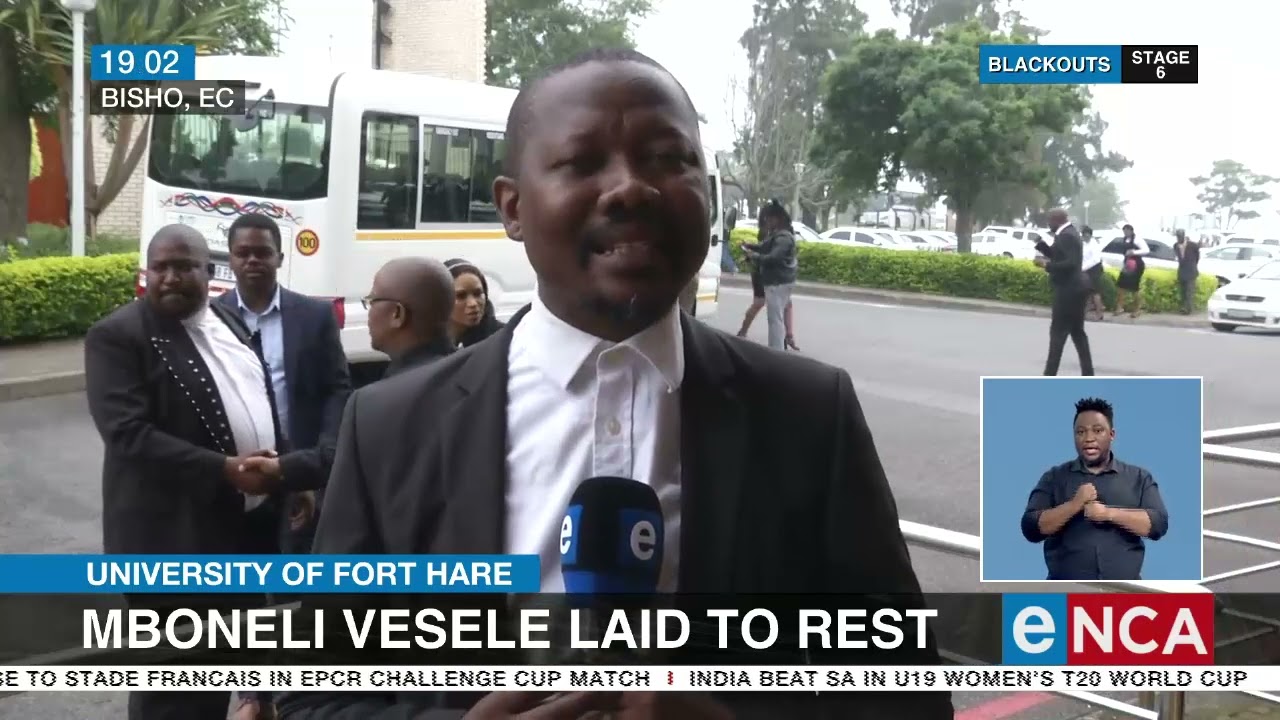 University of Fort Hare | Mboneli Vesele laid to rest