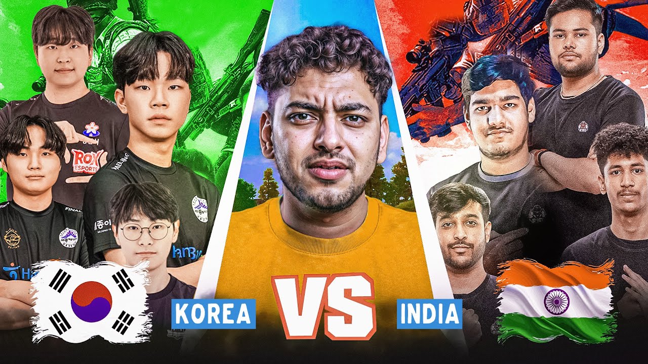 WHO IS THE KING OF ERANGEL || MSJ VS 8BIT || INDIA VS KOREA