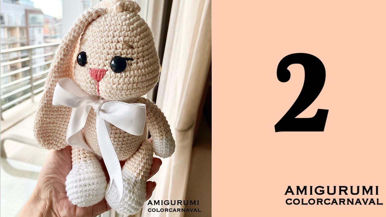Aigurumi TAVŞAN | Crochet Bunny |  2 | SUBTITLES 👍