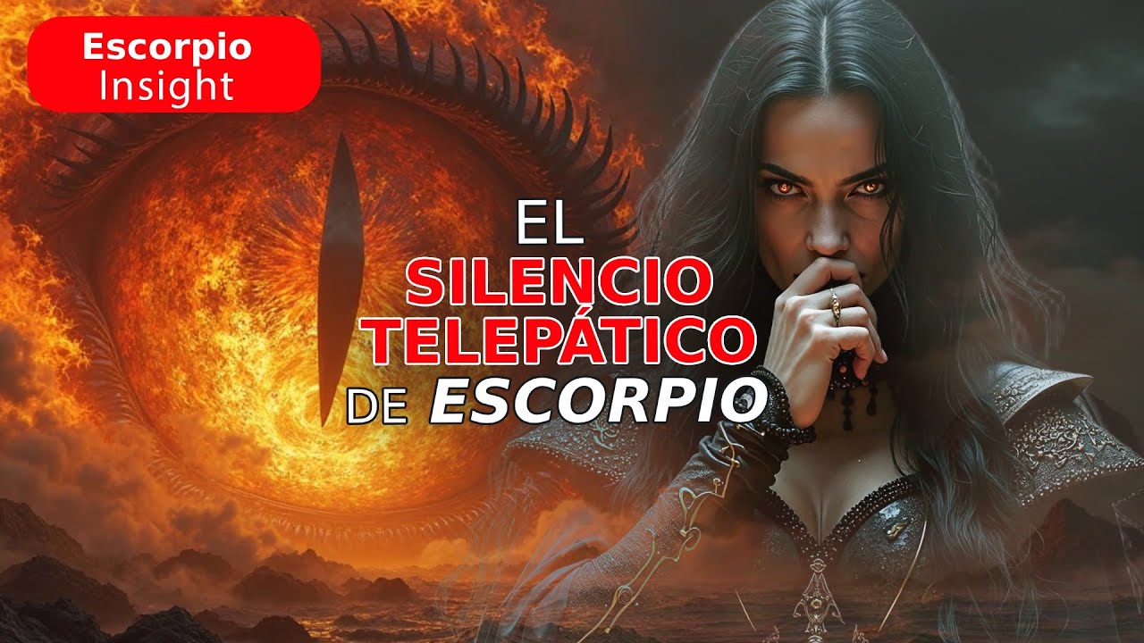 🤐 El Silencio TELEP&Aacute;TICO de Escorpio ♏️🧙