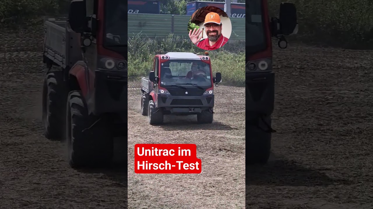 Unitrac im Hirschtest, danke an Lindner, f&uuml;r das coole Event #lindner #unitrac #hirschfeld
