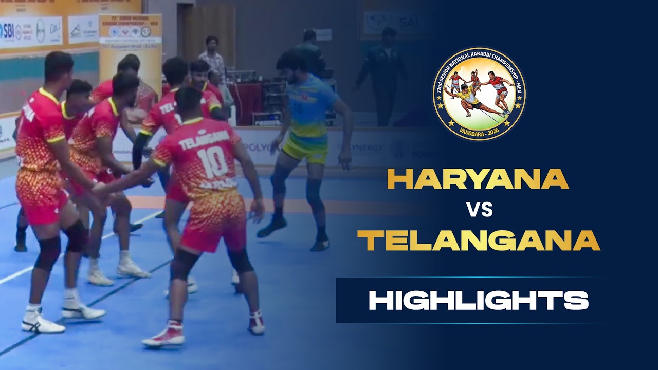 Haryana vs Telangana | 72nd Senior National Kabaddi Championship 2026  | Match Highlights