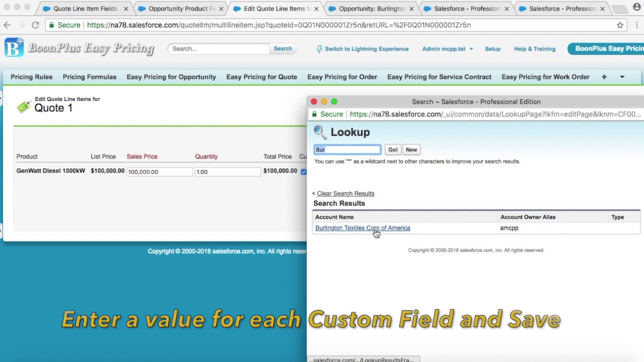 BoonPlus: Enable Quotes to sync custom line item fields