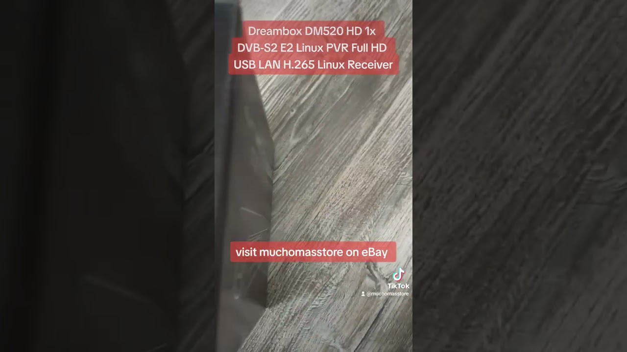 Dreambox DM520 HD 1x DVB-S2 E2 Linux PVR Full HD USB LAN H.265 Linux Receiver