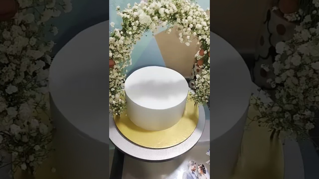 Gypsum Flower Arch ⁉️For Wedding Cake😍