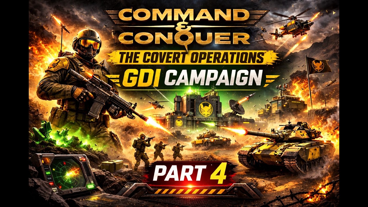 Command & Conquer: The Covert Operations – GDI Full Campaign Walkthrough (part4)