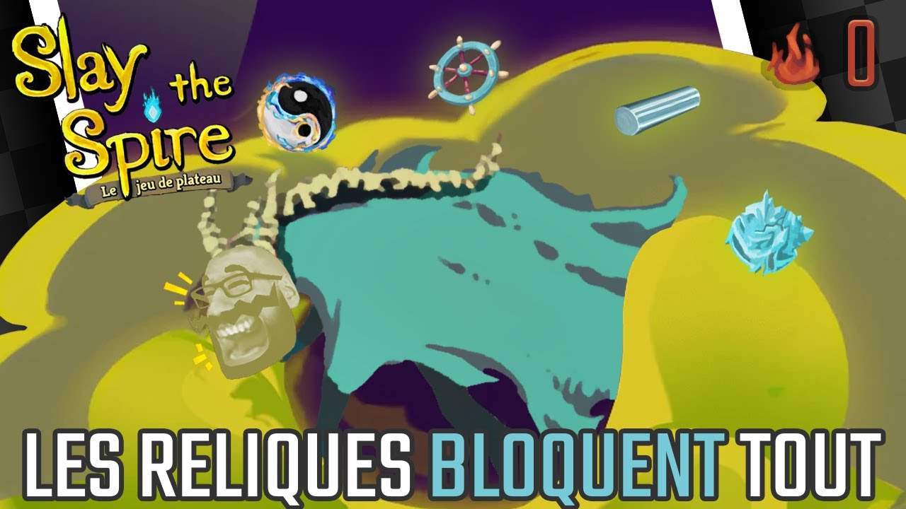 Poison accumulé PÉPÈRE pendant que mes RELIQUES bloquent - A0 [Slay the Spire - Le jeu de plateau]