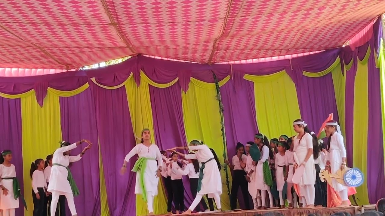 Patriotic performance on republic day 
