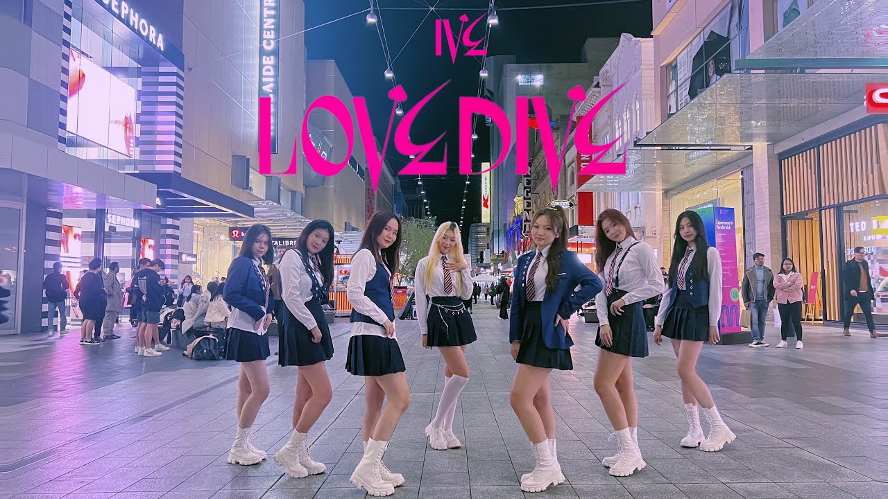 [K-POP IN PUBLIC] LOVE DIVE - IVE | K.U.T.E DANCE CREW | AUSTRALIA （7 members）