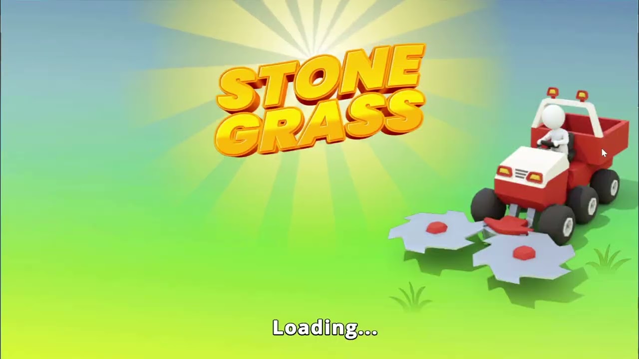 Stone Grass: Mowing Simulator [relaxing grass mowing game[