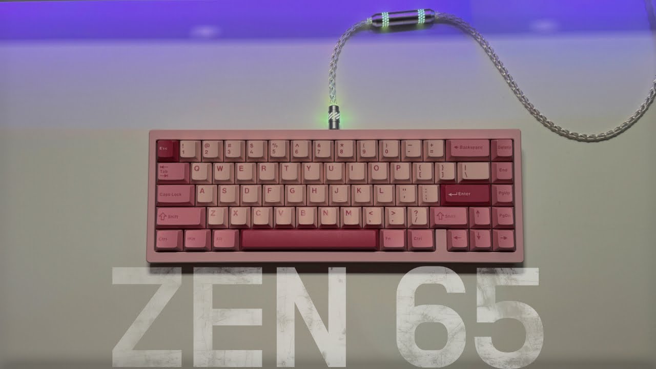 [구독자 이벤트🎁] 레이니 동생 등장?! 더 작고 편해진 Zen65 키보드 리뷰!