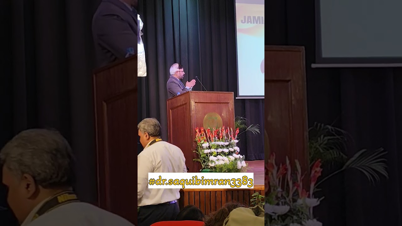 1st Speech | Prof. Mazhar Asif | Vice Chancellor | Jamia Millia Islamia | New Delhi