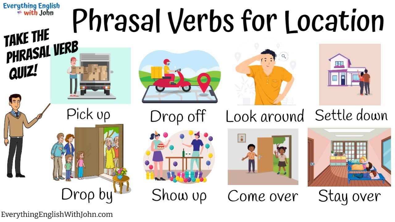 Vocabulary: Phrasal Verbs for Location - Learn Phrasal Verbs Through Stories #phrasalverbs
