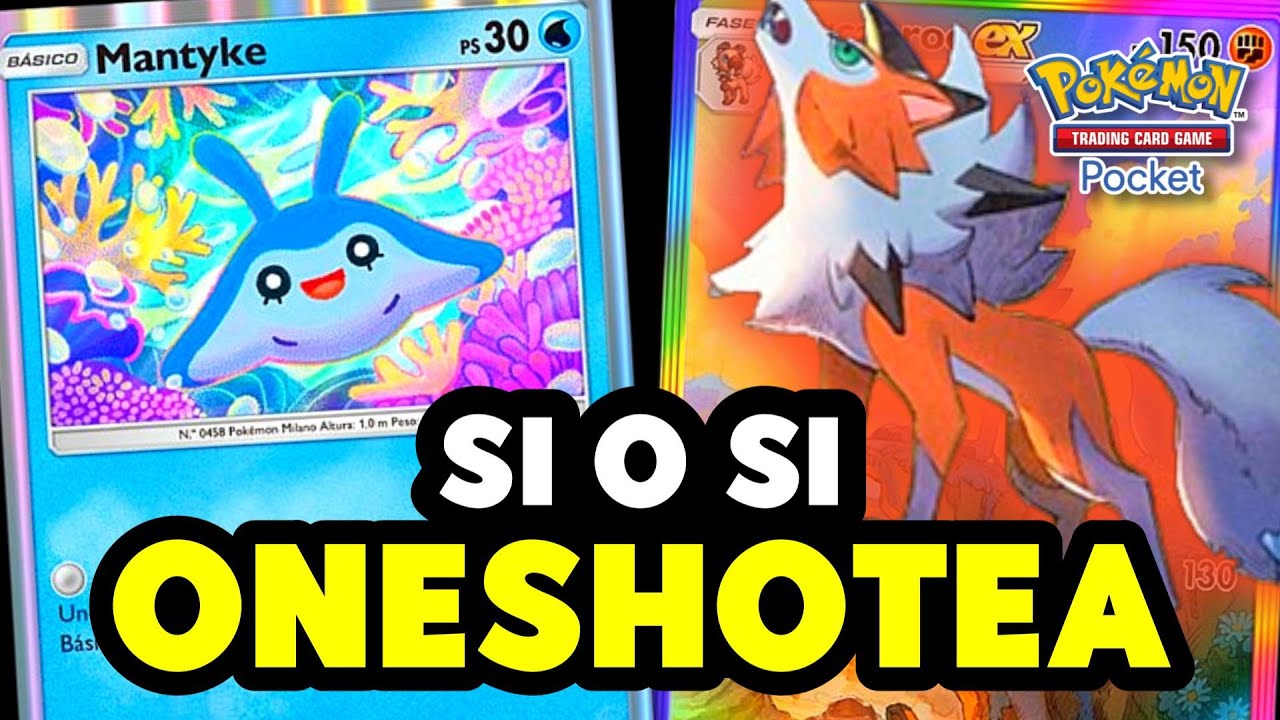 🐺🔥 ¡Lycanroc EX Oneshtotea Sin Piedad en TCG Pocket!