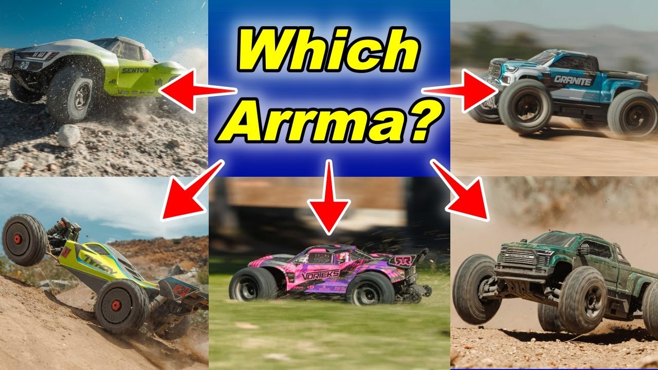 Which Arrma RC car is Best?  Granite, Big Rock, Vorteks, Typhon, Senton 4x4 223S BLX overview
