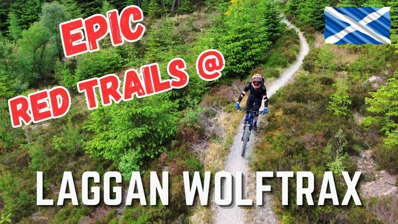 Катаемся по эпическим красным трассам в центре трейл-центра LAGGAN WOLFTRAX! — Горный велосипед в...