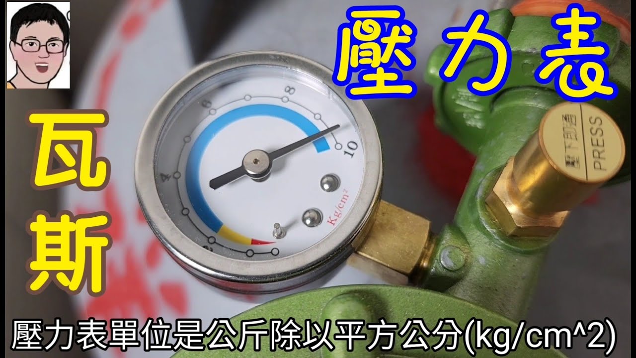 【四幸丸-日常科學】瓦斯的壓力表pressure gauge在國中理化的大氣壓力-四幸丸老師的科學