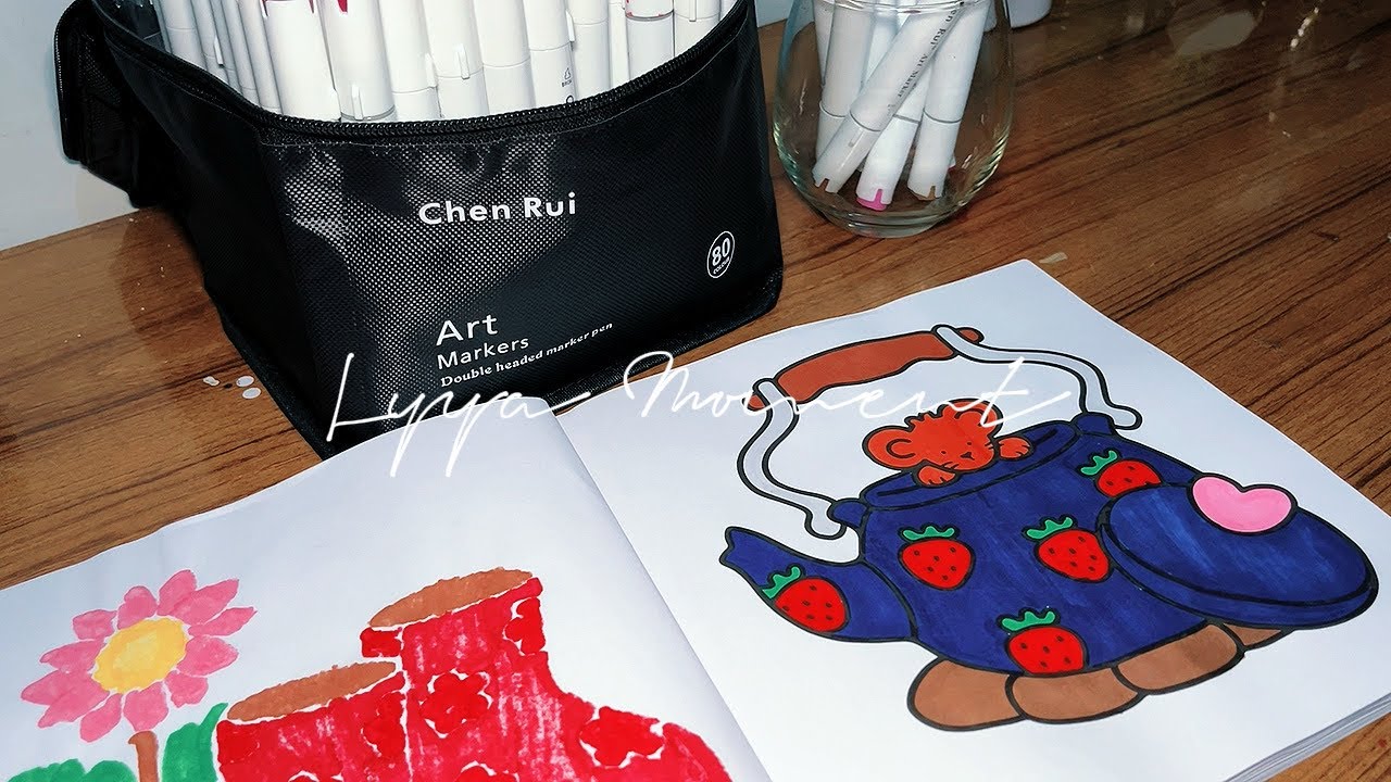 Coloring by Mood | A Cute Teapot in Unexpected Colors