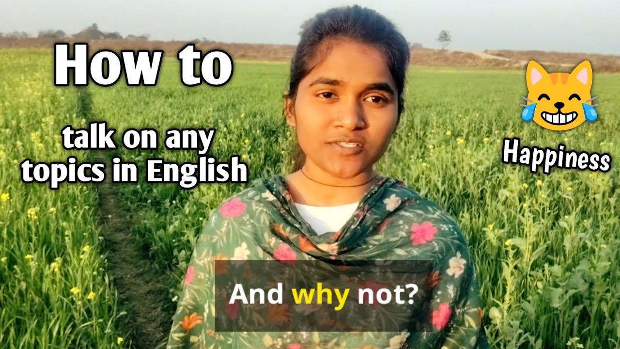 How to talk on any topic in English 😞?..... how to become a fluent speaker?....#english 