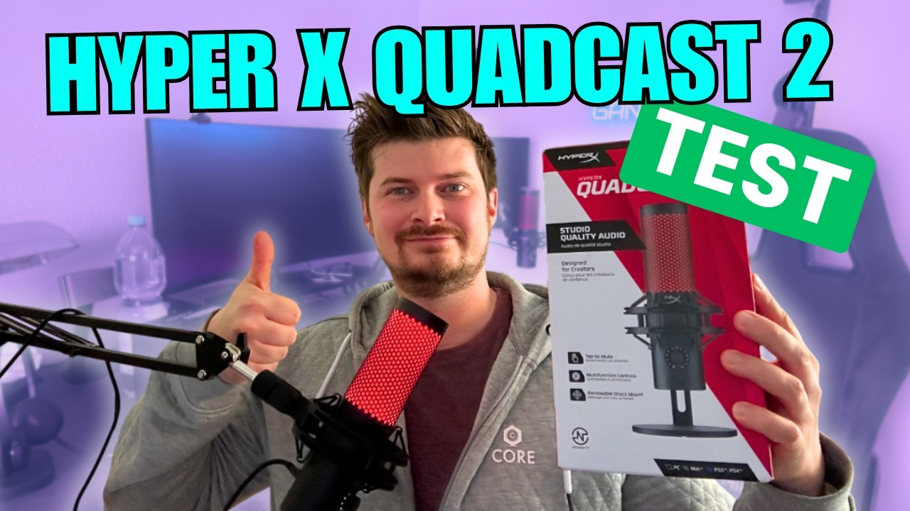 🎤 Ich konnte nicht mehr… also hab ich mir das HyperX QuadCast 2 gegönnt! (Ehrlicher Test)