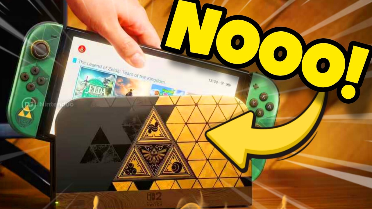 ⚠️NOTICIAS EPICAS!!!!!⚠️:🔥SE ACAB&Oacute;!!!🔥👉🛑ACABA DE SUCEDER LO PEOR CON SWITCH 2 DE ZELDA EDITION.....🛑