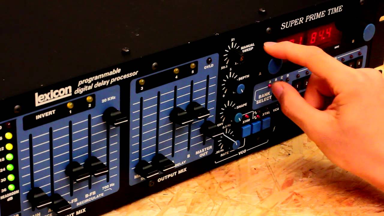 Lexicon Super Prime Time Model97 デモンストレーション -Drum Machine-