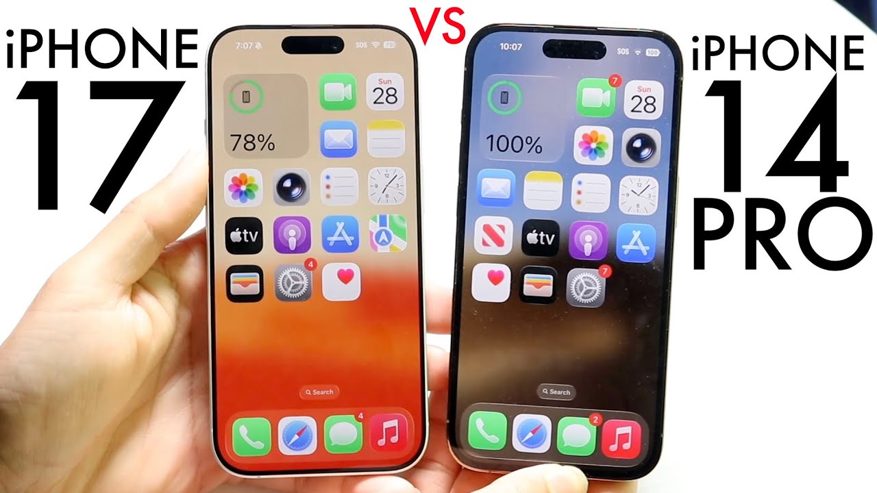 iPhone 17 против iPhone 14 Pro! (Сравнение) (Обзор)