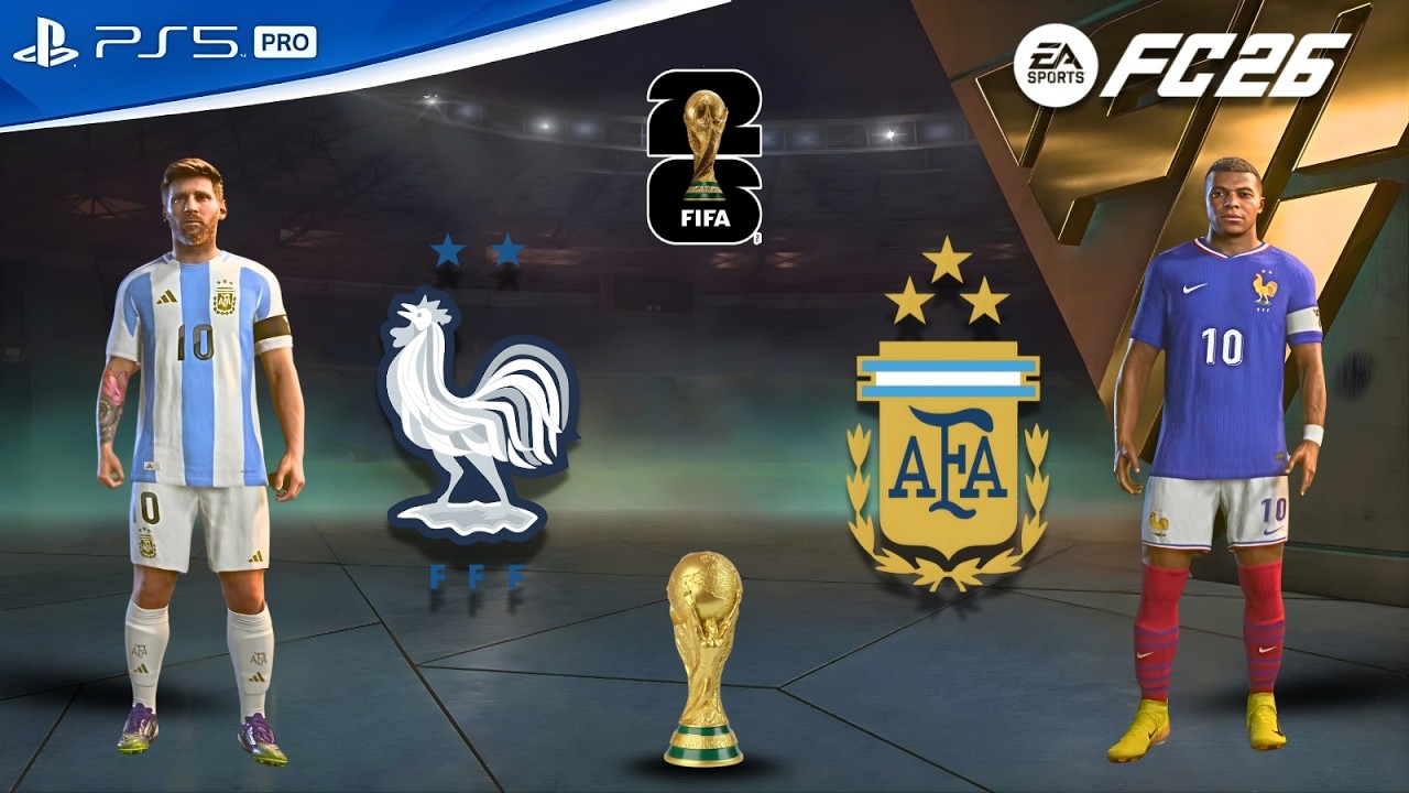 FC 26 | Argentina vs France | FIFA World Cup 2026 Showdown | Lionel Messi vs Kylian Mbappé