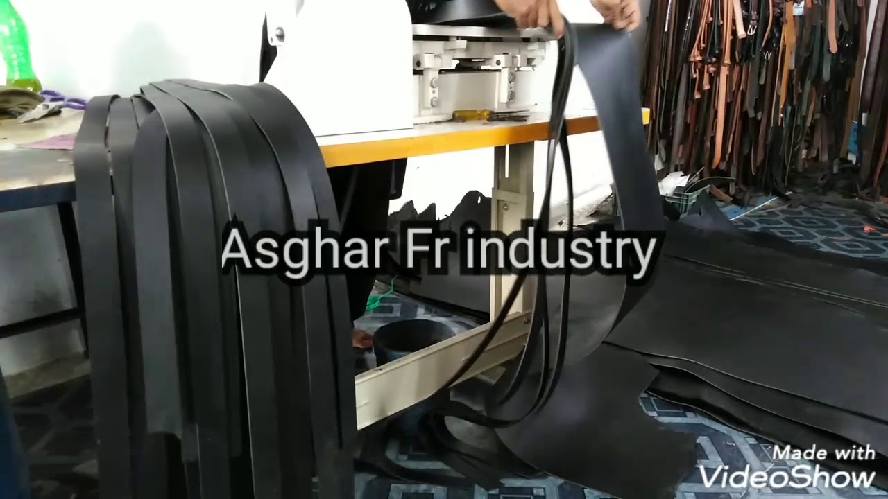 #leather #belt #handmade #wholesaler #manufacturer Genuine leather belt making in Pakistan.