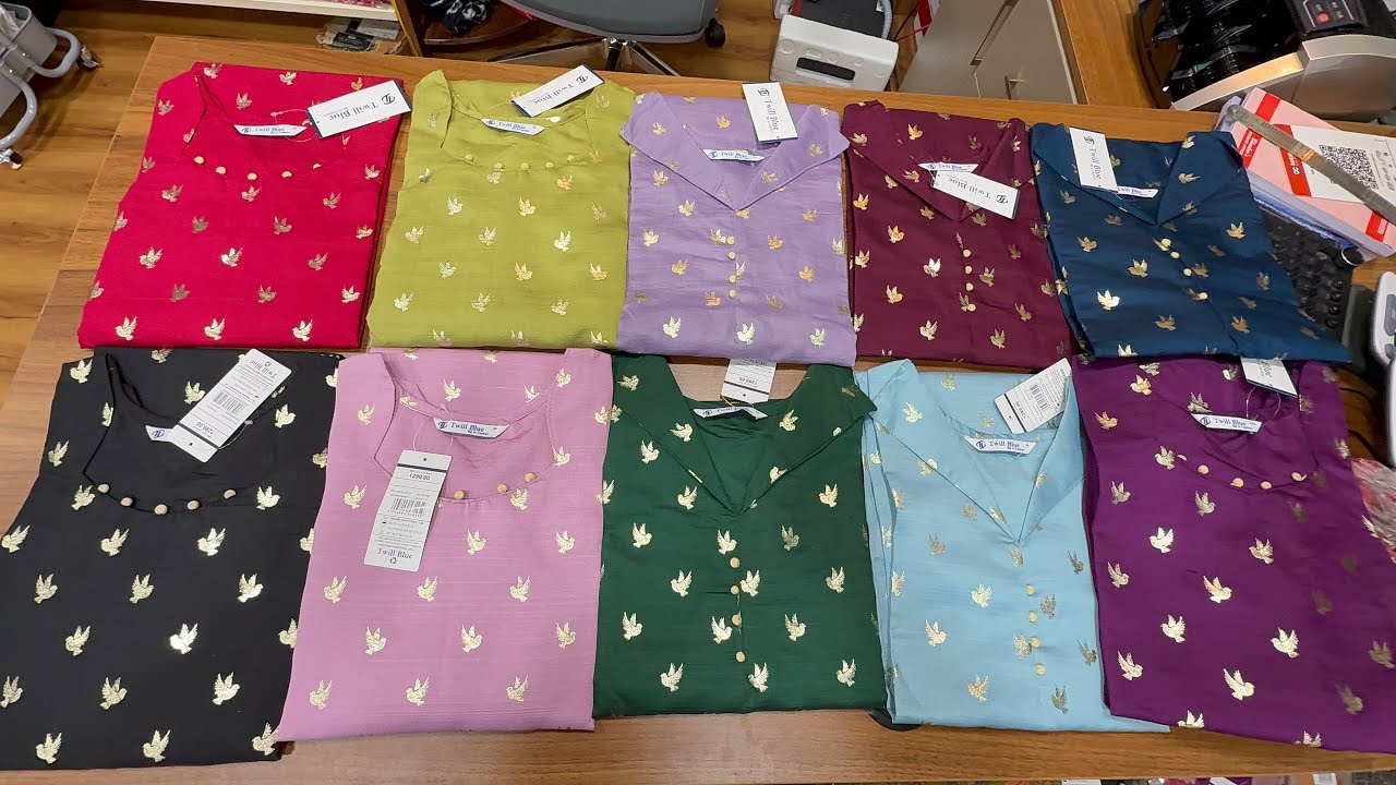 Avaasa Kurtis Wholesale 👌 Twill Blue Brand wholesale in Chickpet Bangalore 👉 The Style Haven