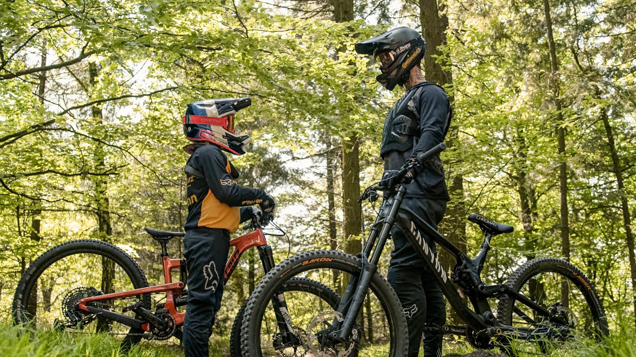 12-jähriger Downhiller trifft 33-jährigen Downhiller MTB Mehring | Johann Schumacher & Fabio Schäfer