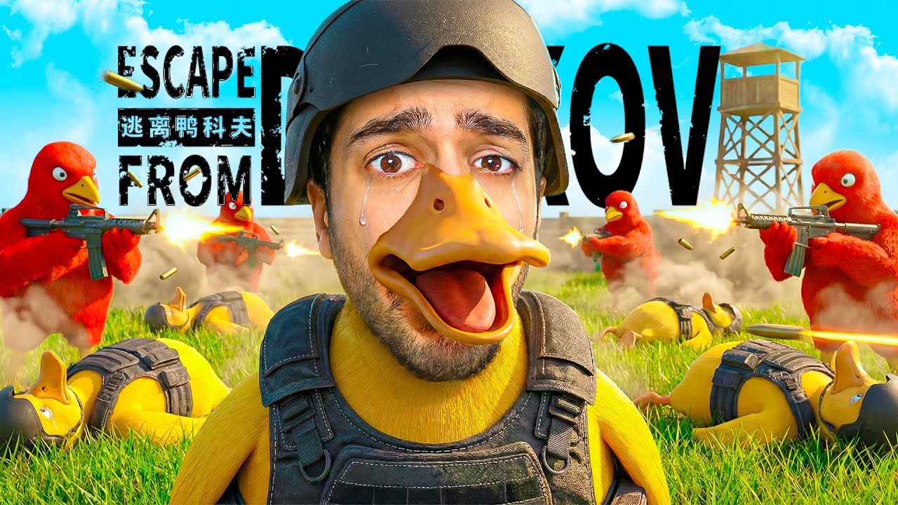 برای پادگان اُردک ها درمانگاه و اسلحه فروشی ساختم ( زیر نویس فارسی ) ! 🦆🔥 | Escape from Duckov