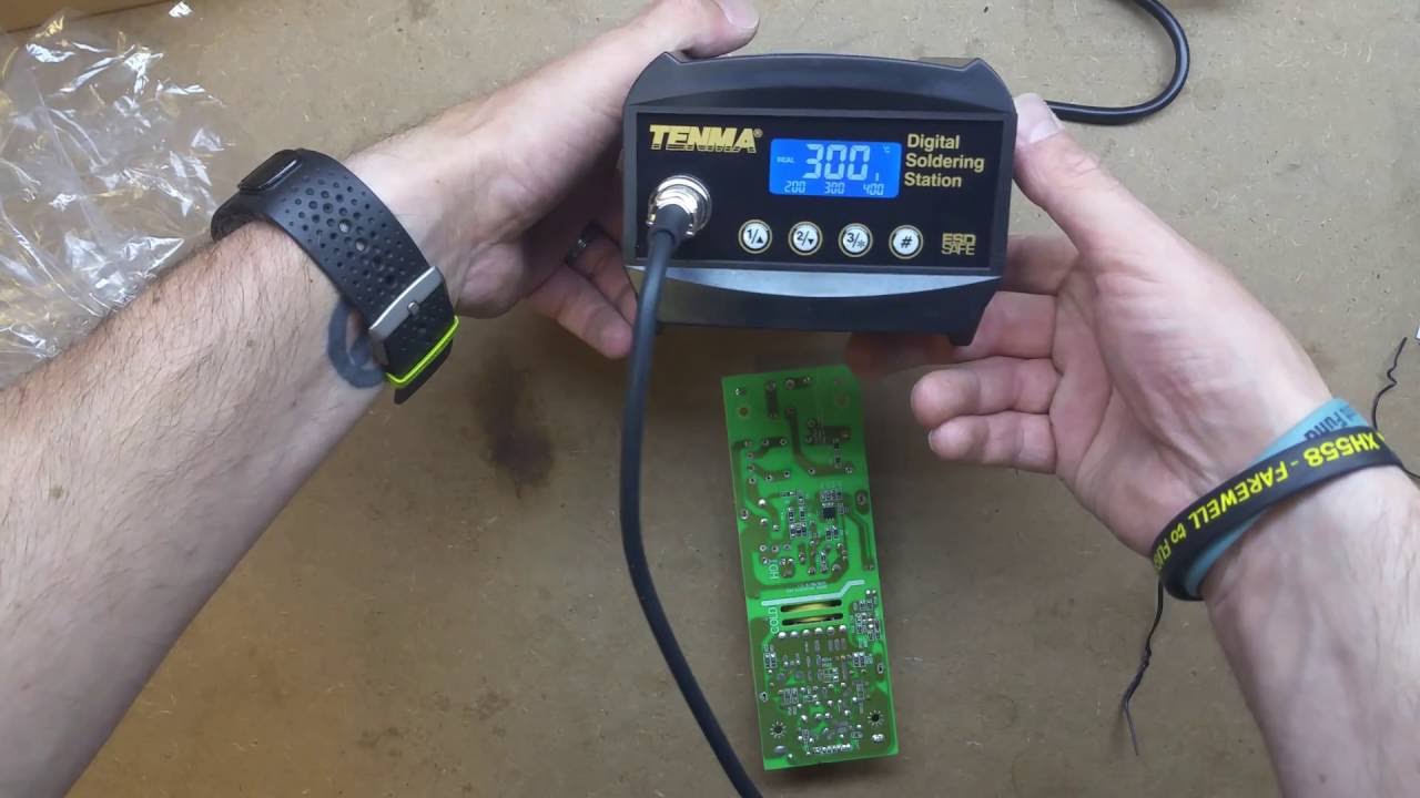 Tenma digital soldering station unboxing.