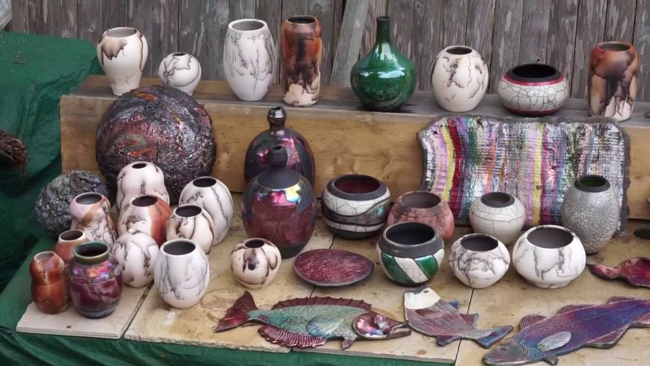 Raku/Horse-Hair/Saggar Workshops Video