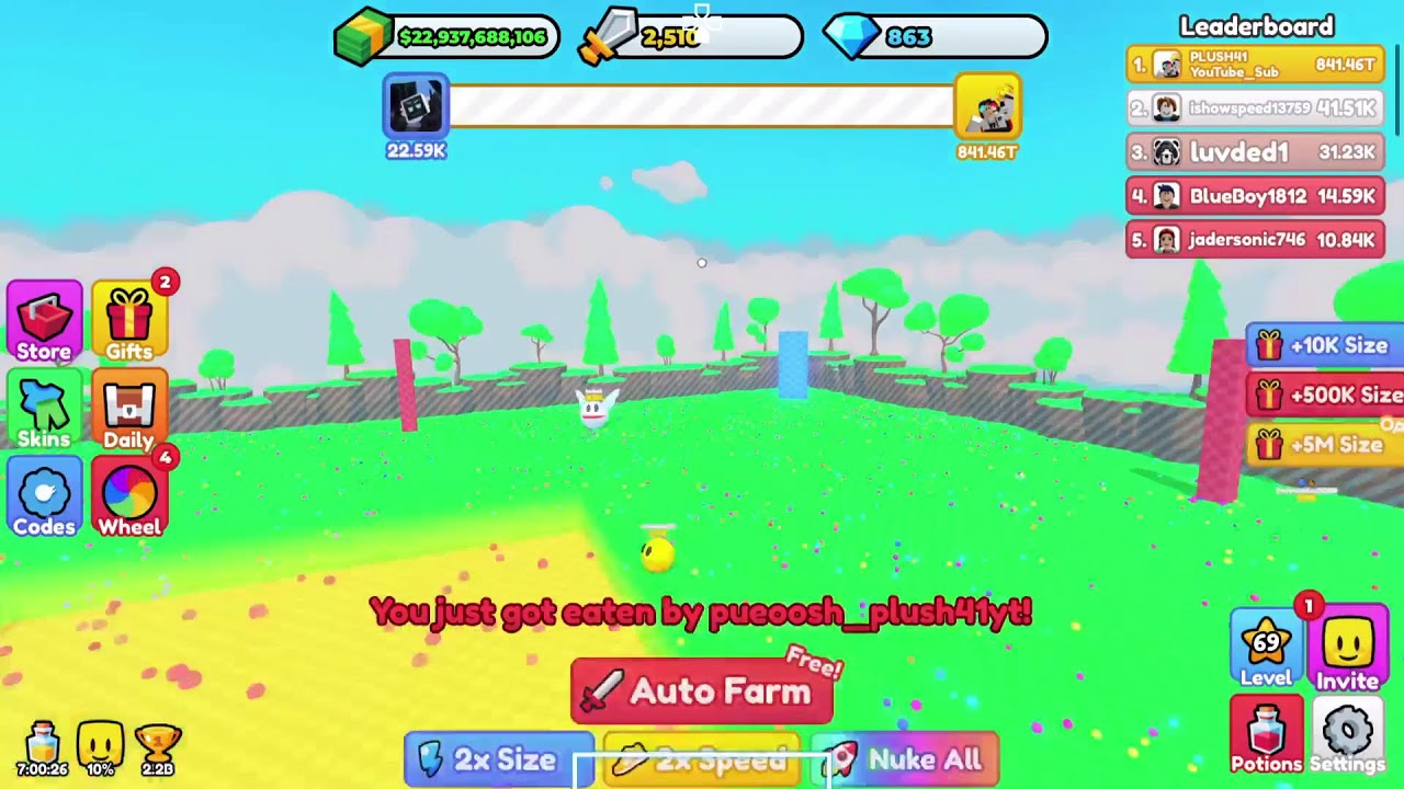 my friend @PLUSH41  ate 7.5 sextillion balls in ball eating simulator