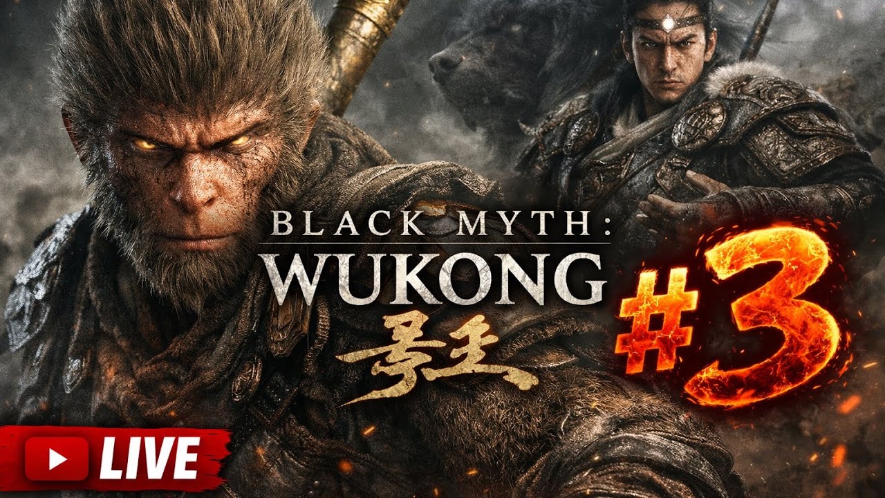 Tentando ZERAR Black Myth: Wukong AO VIVO 😈🔥