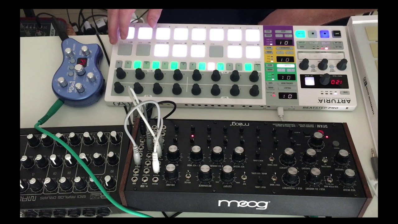 Using the Beatstep Pro & Moog DFAM as a melodic instrument!