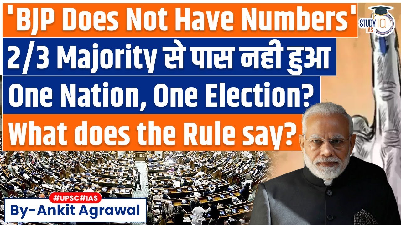 Opposition Highlights Lack Of Numbers As Govt Introduces One Nation One Election Bill