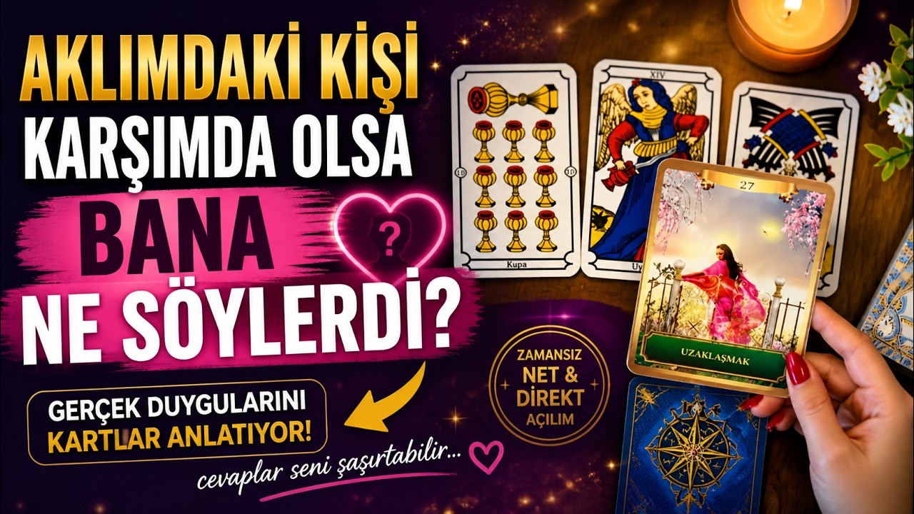 Aklımdaki Kişi Karşımda Olsa Bana Ne Söylerdi? #tarot #keşfet #minimaltarot 
