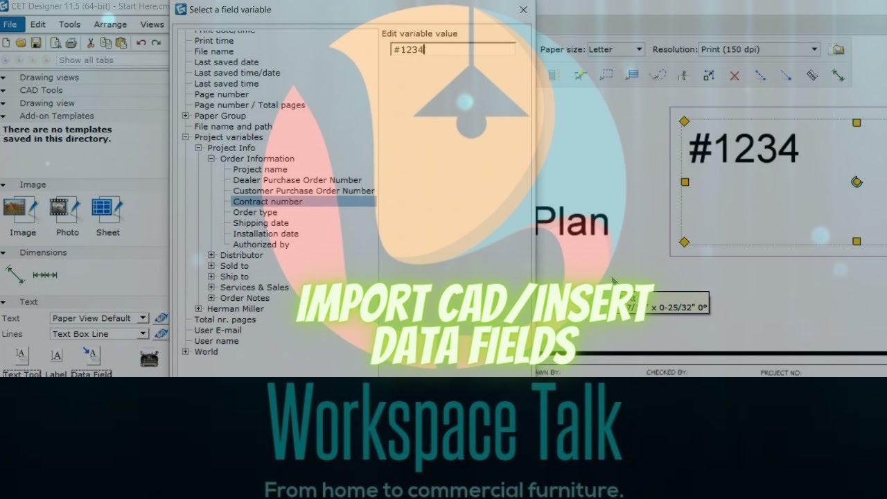 CET Designer Episode #1 - Workspace Talk - CET Designer Training-Importing Title Blocks From AutoCAD