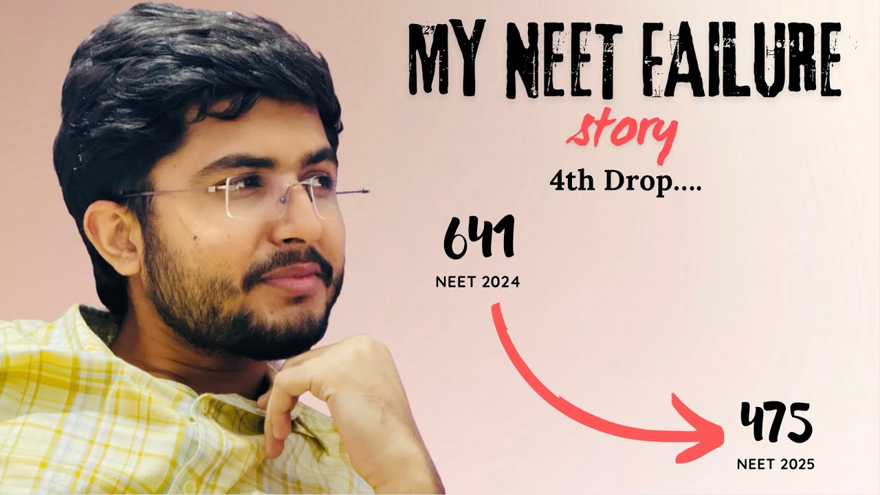*My NEET failure story*| Wasted 4 years💔💔|| Bad luck🥲🥲 #neet #neet2025