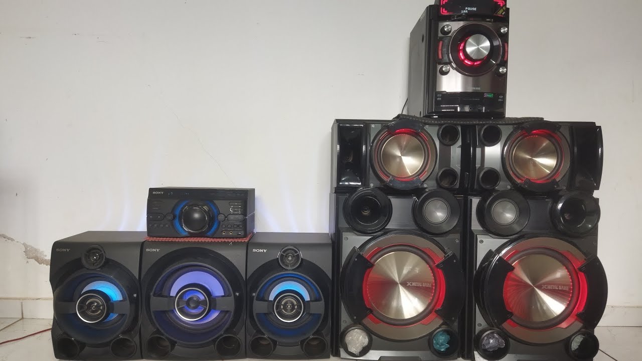 LG CM9530 vs SONY M80D (a diferença entre aparelho de volume inicial para aparelho de volume final).