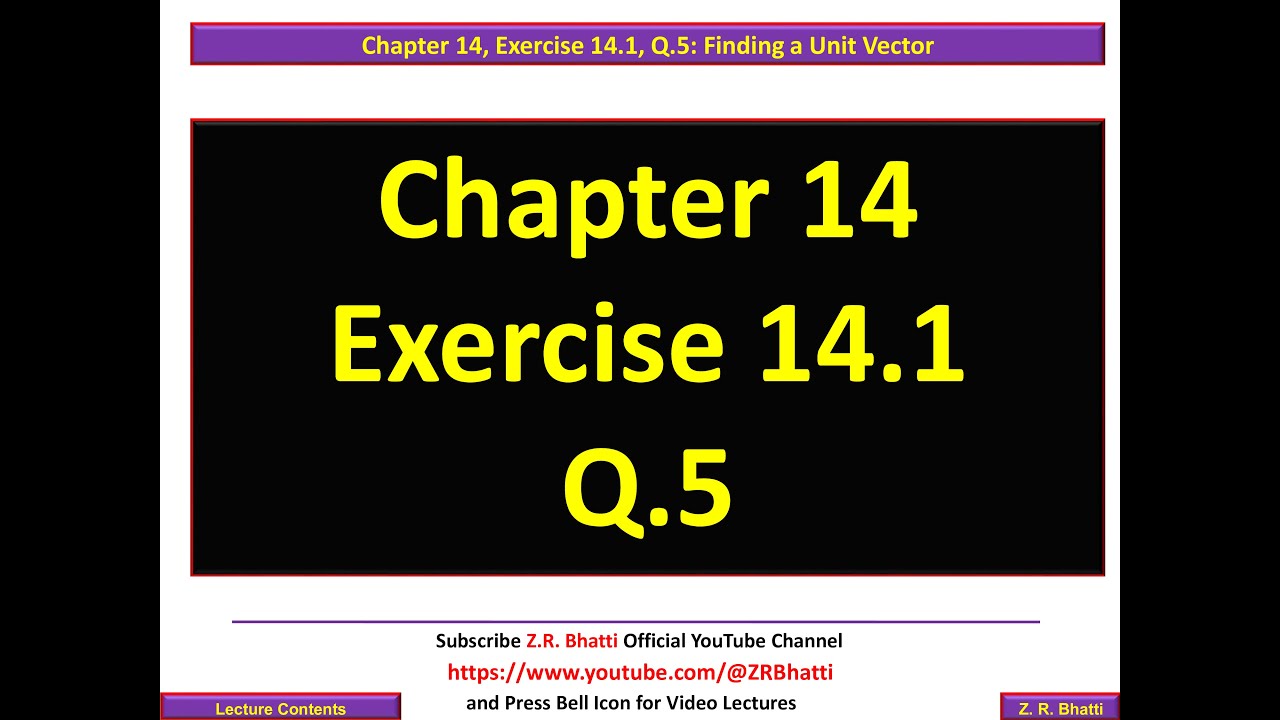 Math 11, Chp 14, Exercise 14.1, Q.5