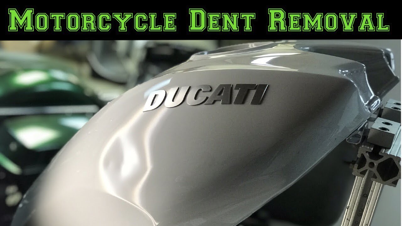 Motorcycle Dent Removal - Ducati Xdiavel S Gas Tank Paintless Dent Repair