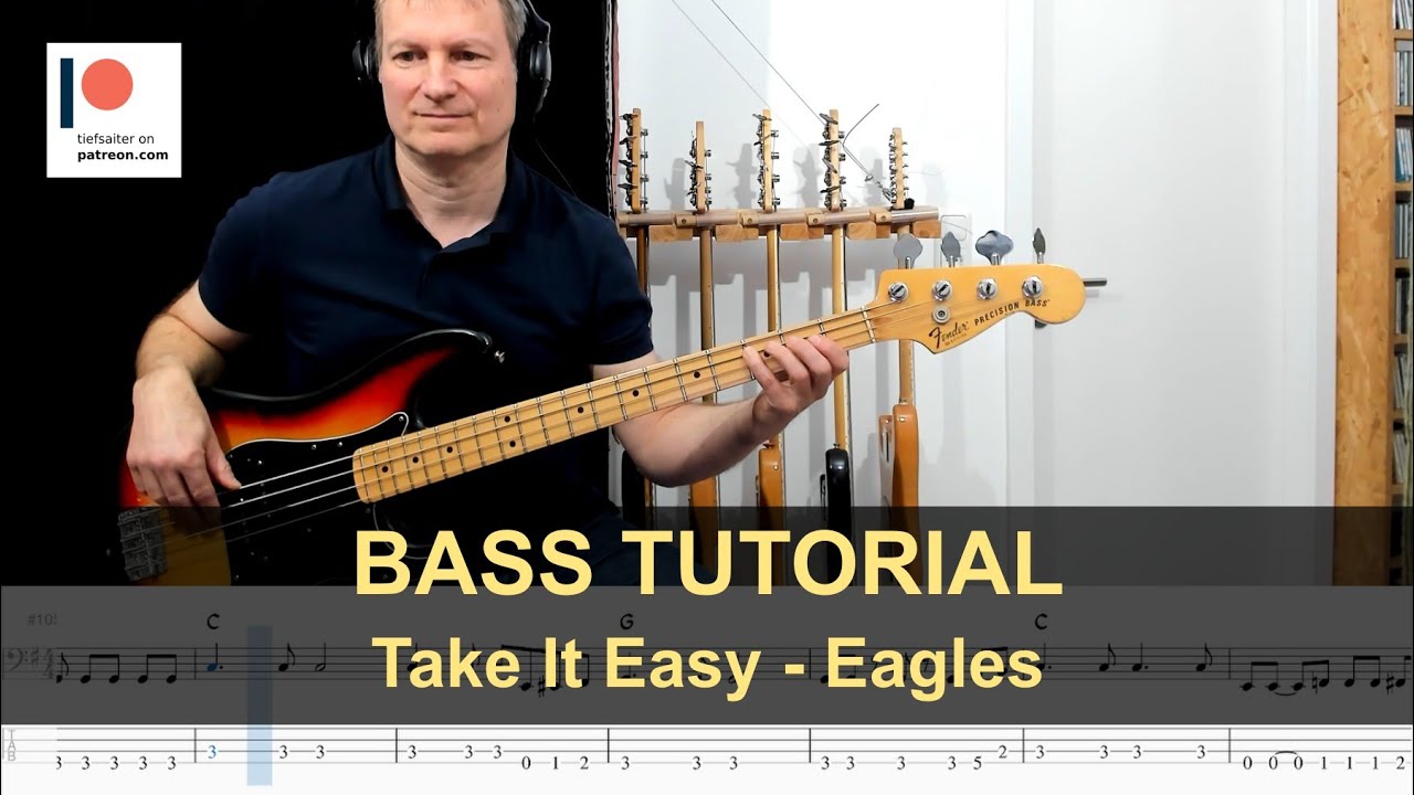 Take It Easy - Eagles | Bass Tutorial (Sheet + TABs)
