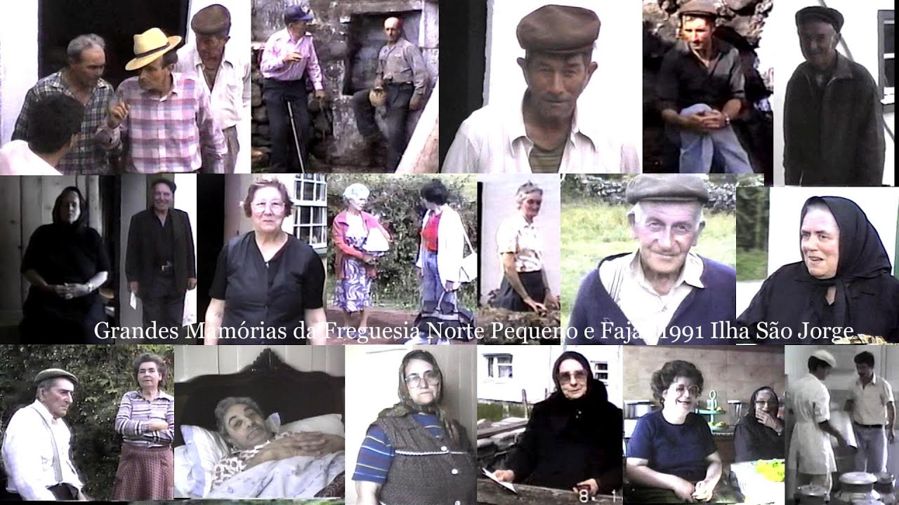 Grandes Memórias da Freguesia Norte Pequeno e Fajãs 1991 Ilha São Jorge
