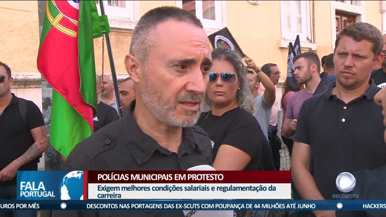 Polícias Municipais em protesto