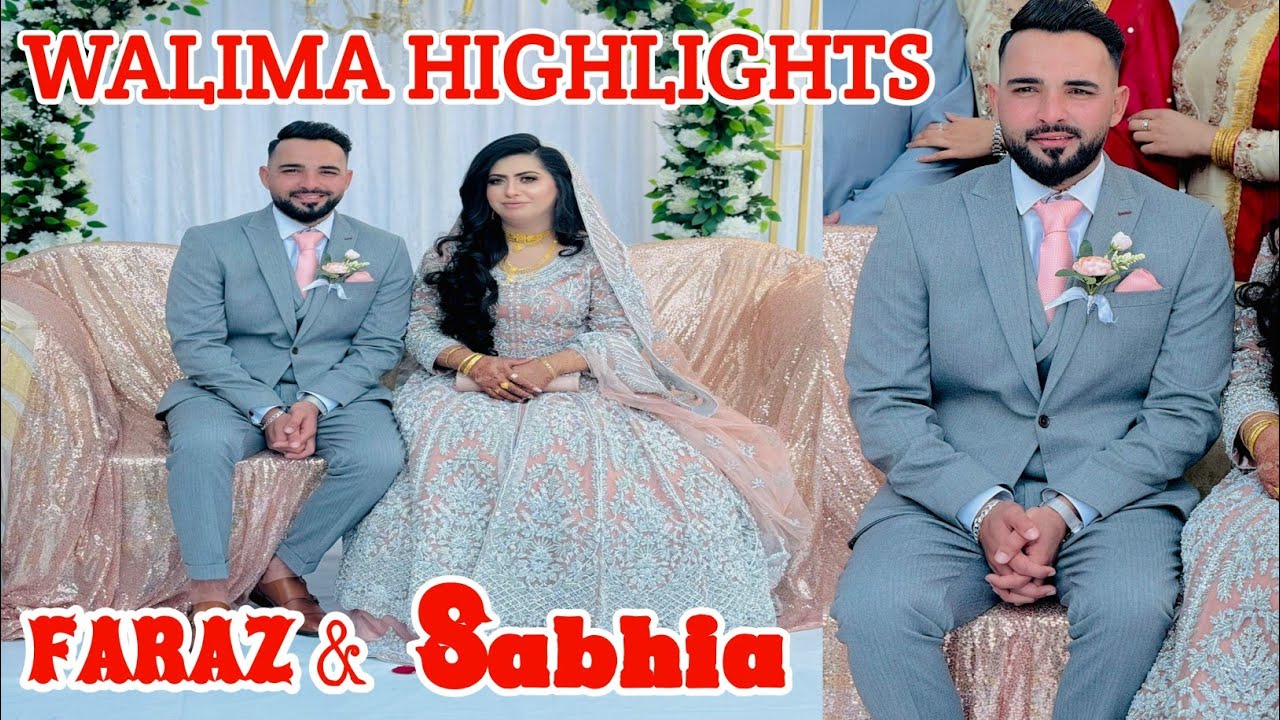 Kashmiri wedding || Faraz & Sabhia || Walima highlights (2024)