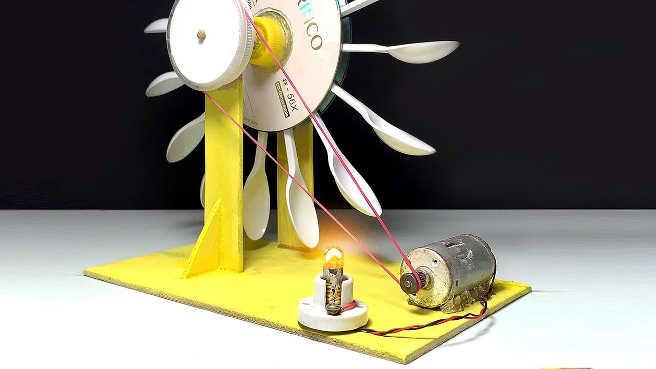 GENERADOR ELÉCTRICO CASERO! | Como Hacer un Generador Eléctrico Casero. (EXPERIMENTOS CASEROS)